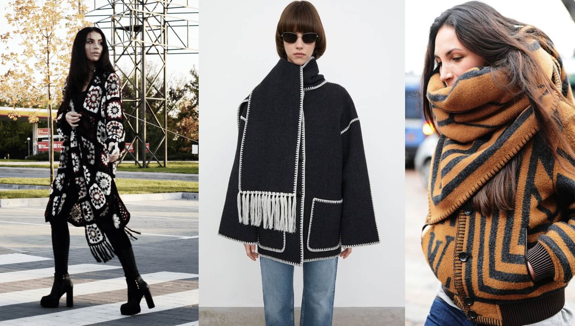 Street Style Throw Down!: Who Wore this Louis Vuitton Scarf-Jacket