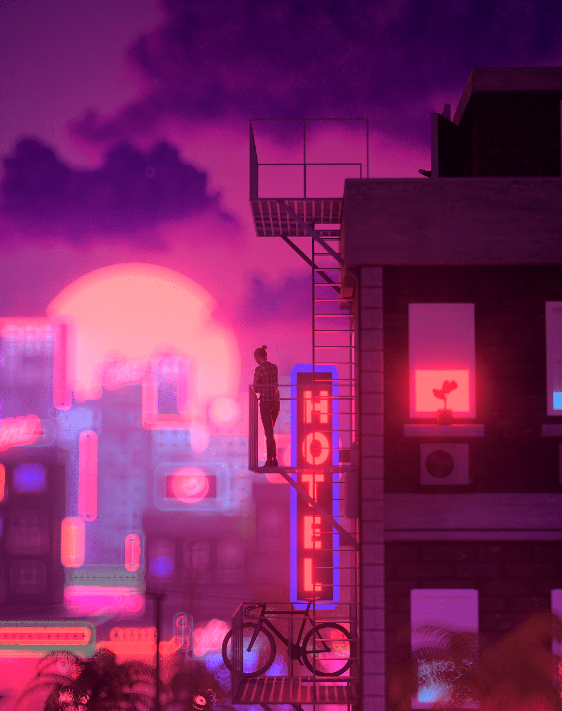 29 Purple Lofi Chill Wallpapers  WallpaperSafari