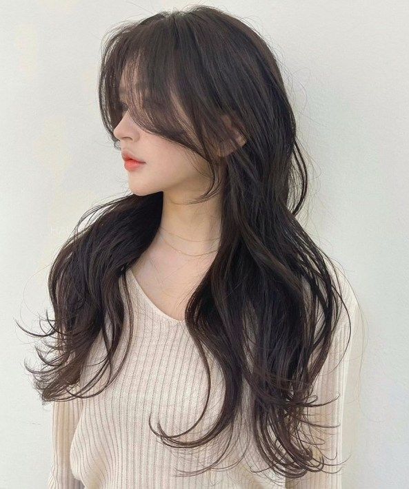 how to cut korean curtain bangs