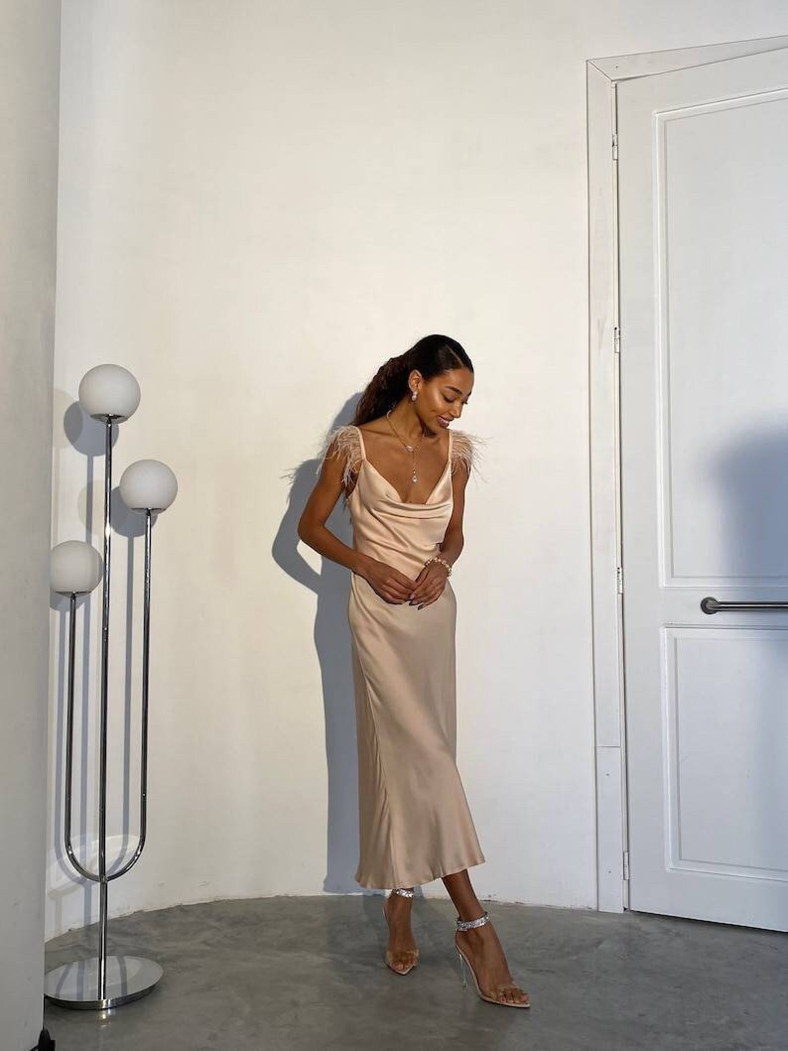 Feminine Luxury: Accessorizing for a Champagne Dress