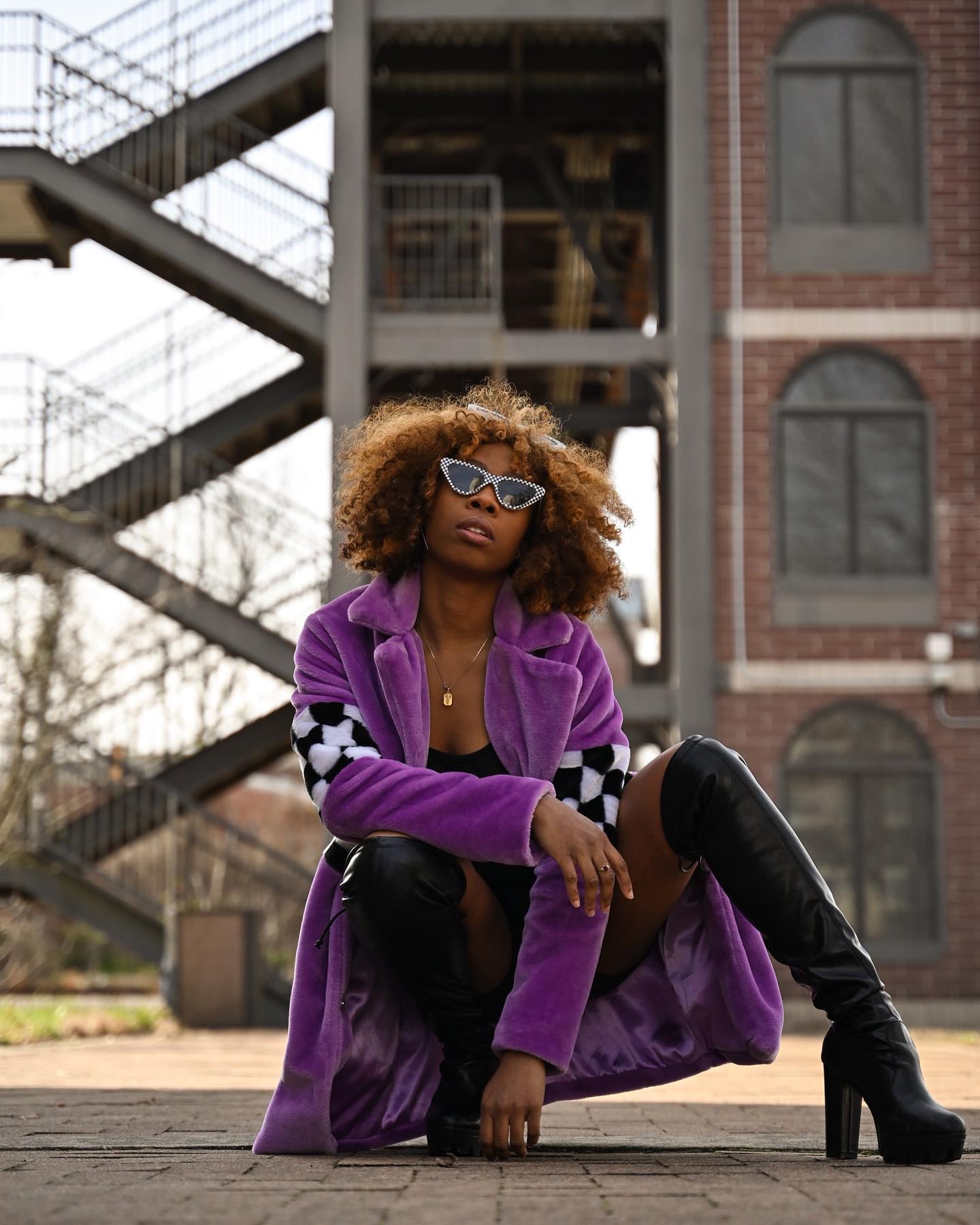 Embrace the Majestic Allure of Purple: Elevating Winter Fashion to New Heights