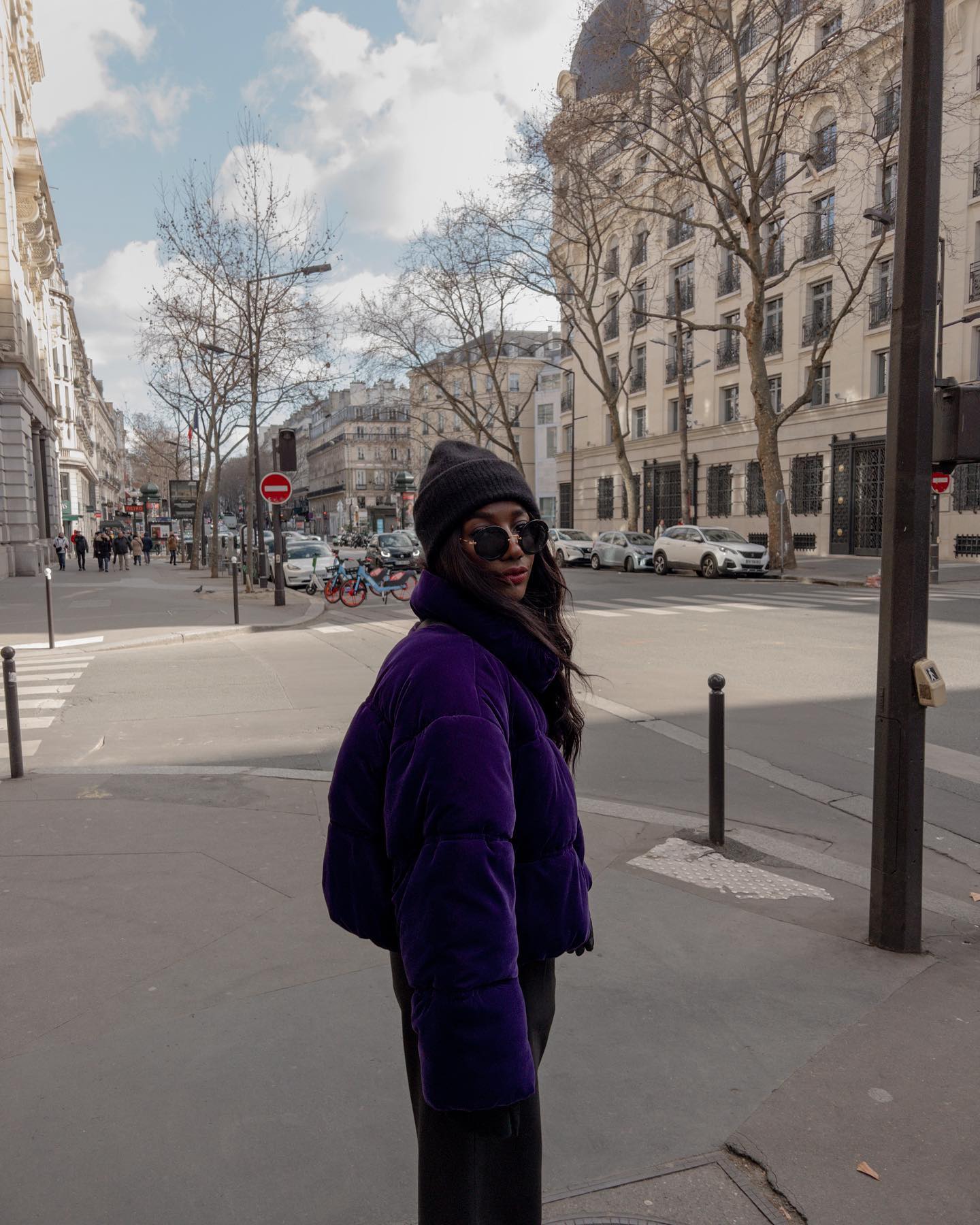 Embrace the Majestic Allure of Purple: Elevating Winter Fashion to New Heights