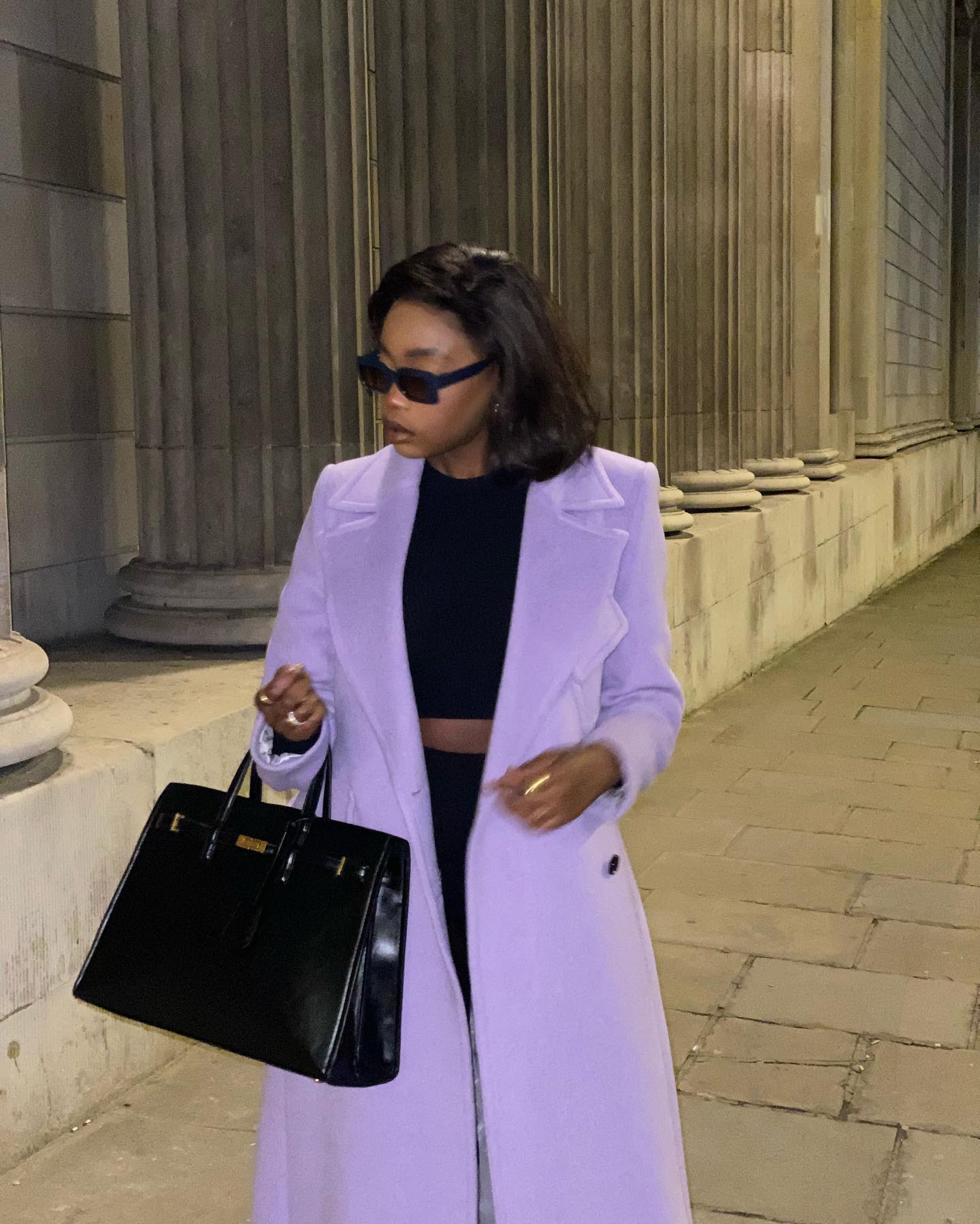 Embrace the Majestic Allure of Purple: Elevating Winter Fashion to New Heights