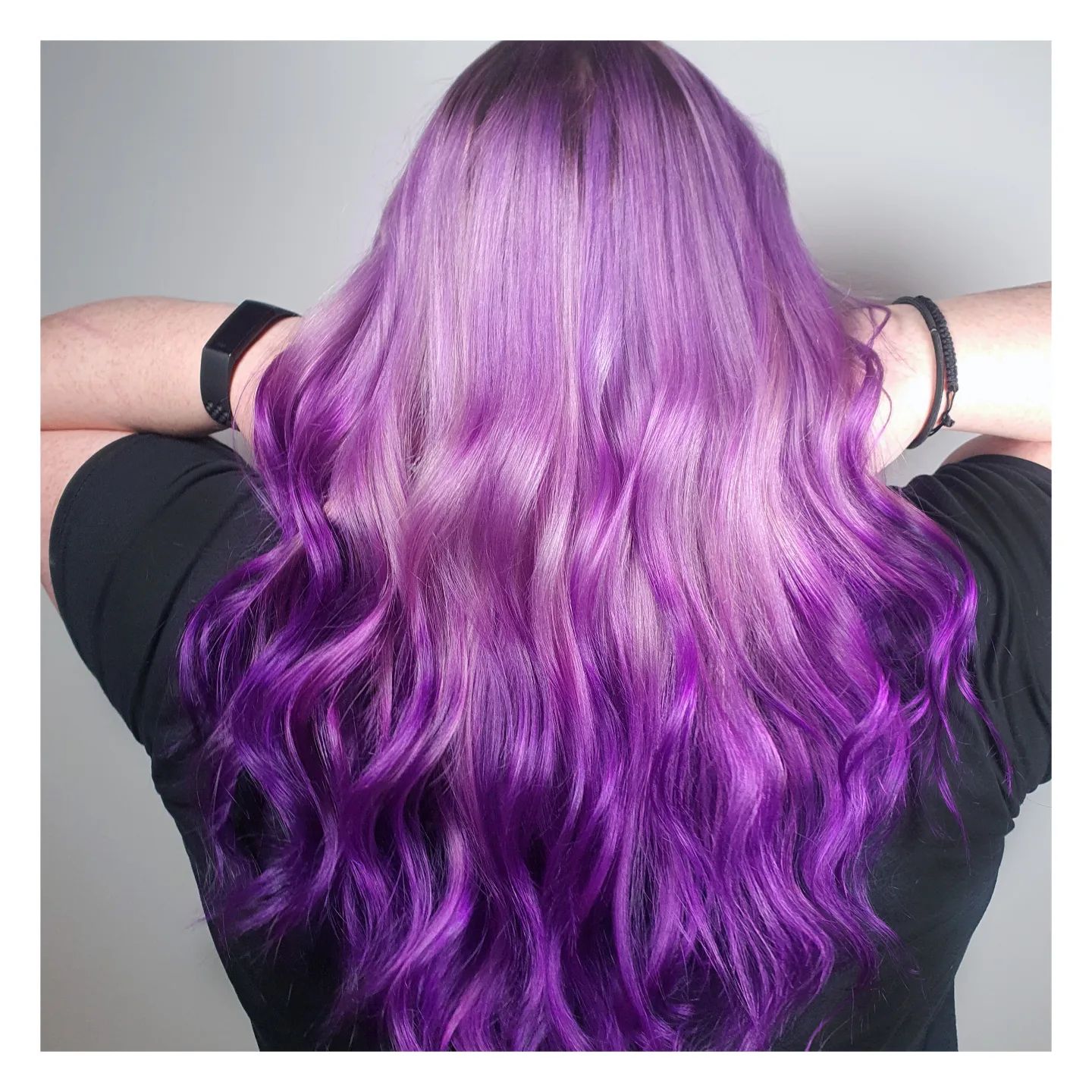 Rebel with Style: Grunge Goddess Inspo with Purple Balayage