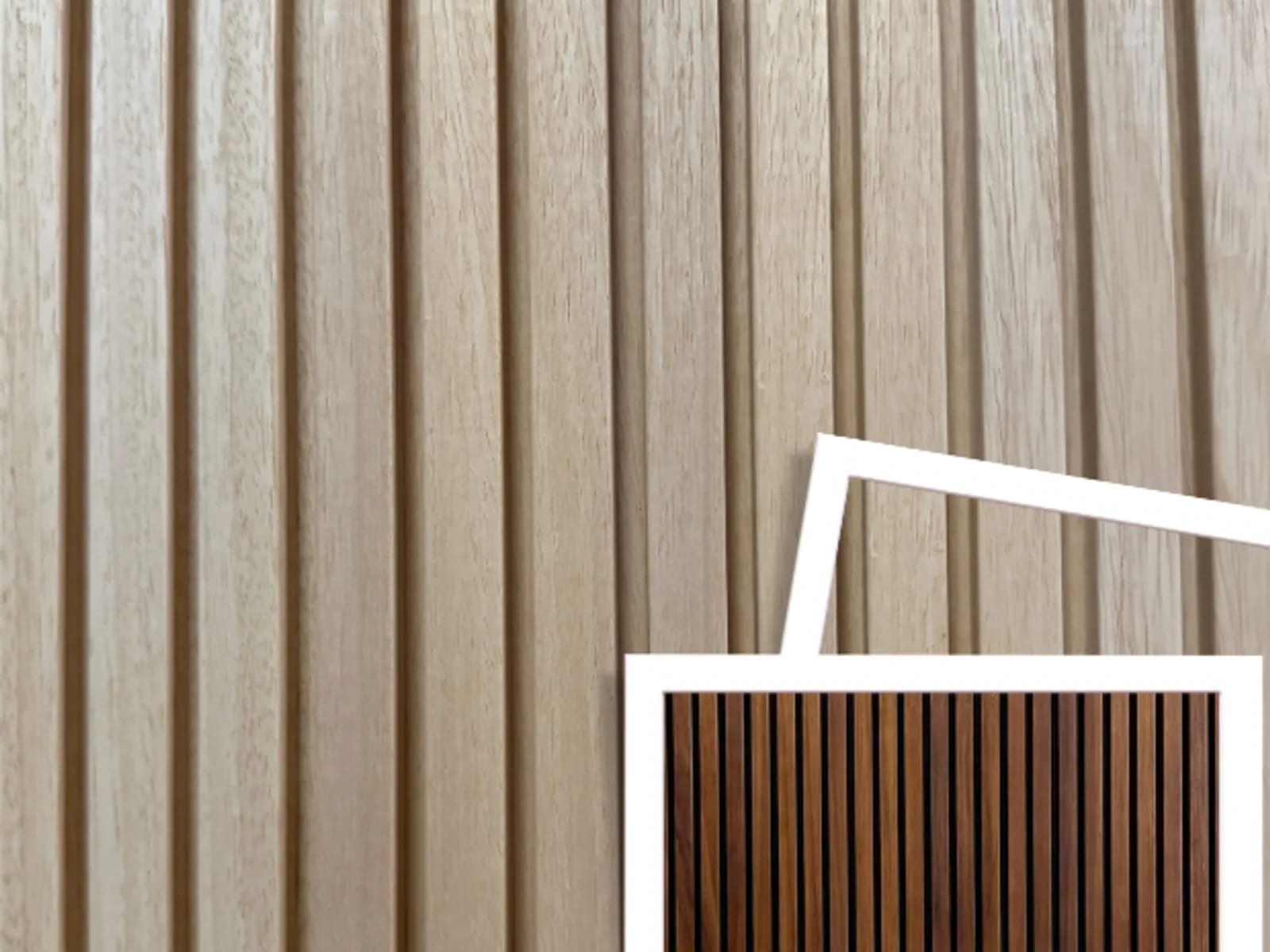 Lamelles de sauna décoratives — Abachi detail view 2 - Sauna grade timber