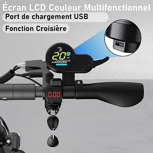 Vue 5 de Joyor Trottinette Electrique Adultesy