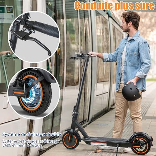Vue 5 de Trottinette Electrique Adulte Endurance