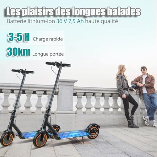 Vue 2 de Trottinette Electrique Vitesse Maximale