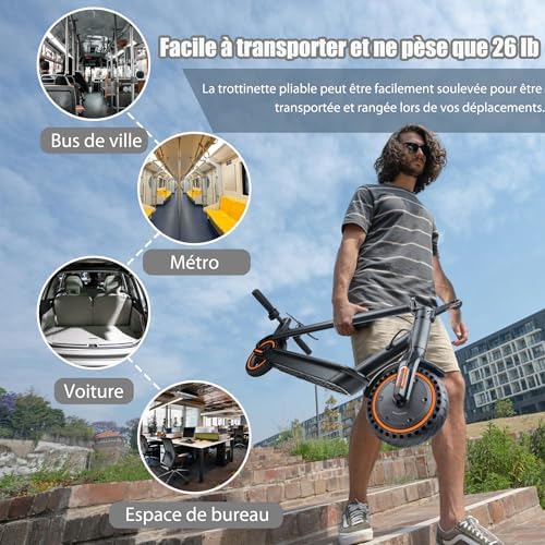 Vue 5 de Trottinette Electrique Vitesse Maximale