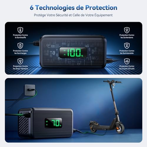 Vue 5 de Chargeur Trotinette