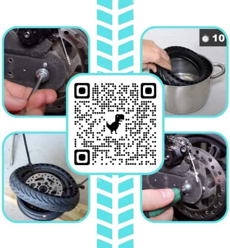 Vue 7 de Pneus Plein Trottinette Electrique