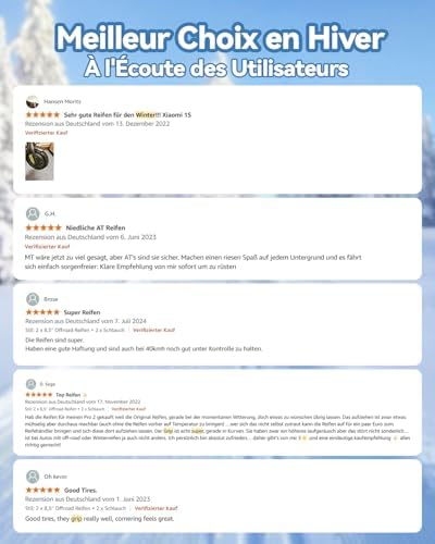 Vue 5 de Pouces Pneus Toutterrain Trottinette