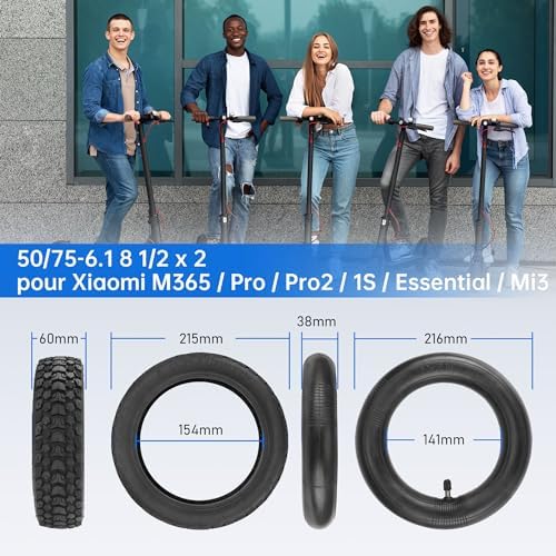 Vue 7 de Pouces Pneus Toutterrain Trottinette