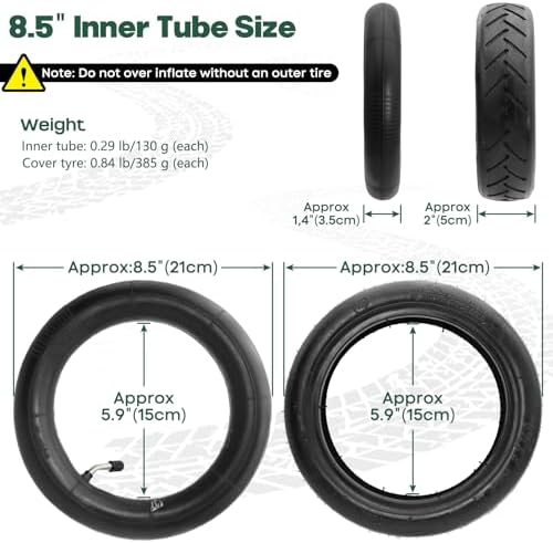 Vue 4 de Pneu Chambre Air