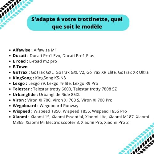 Vue 6 de Bitume Pneu Renforce Trottinette