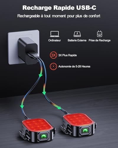 Vue 4 de Feu Arriere De Velo