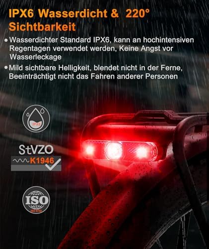 Vue 5 de Syachi Feu Arriere Velo