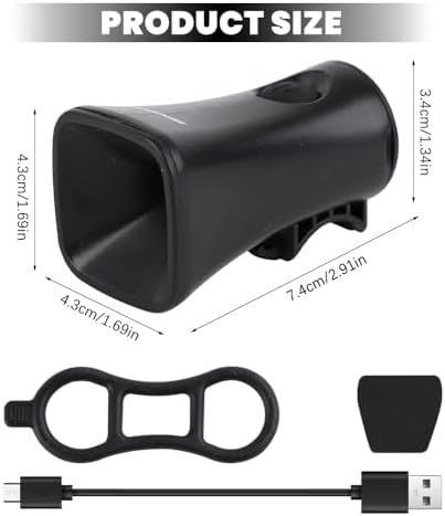 Vue 6 de Sonnette Velo Klaxon Trotinette