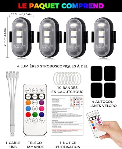 Vue 6 de Lot De Led Lampe