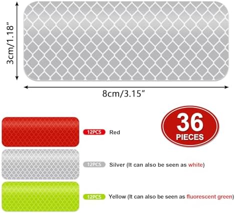 Vue 4 de Bandes Reflechissants Autocollante Pour