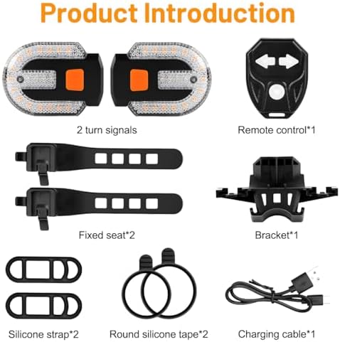 Vue 4 de Feu Arriere Velo Led