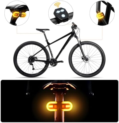 Vue 5 de Feu Arriere Velo Led
