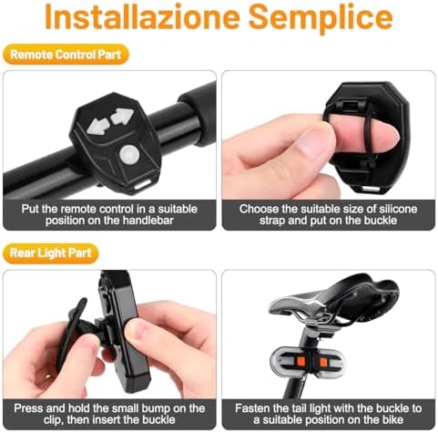 Vue 6 de Feu Arriere Velo Led