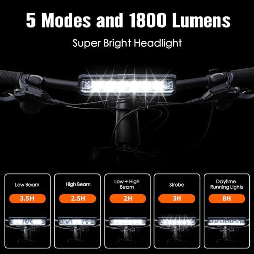 Vue 5 de Lampe Velo Led Puissantes