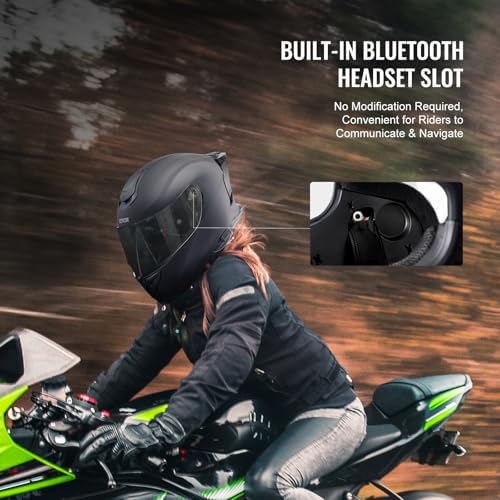 Vue 6 de Vevor Casque De Moto