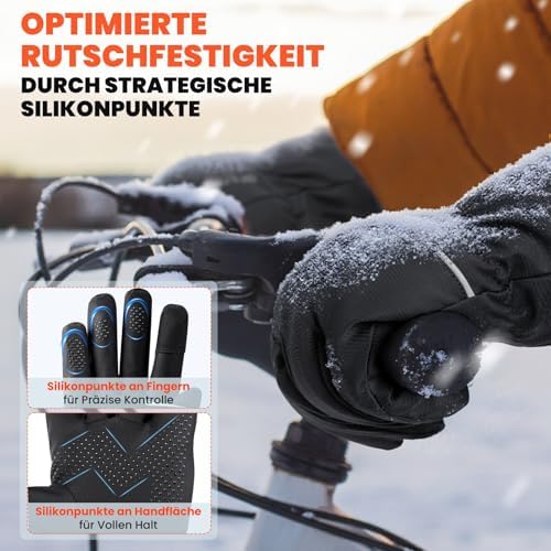 Vue 4 de Gants Dhiver Impermeables Gants