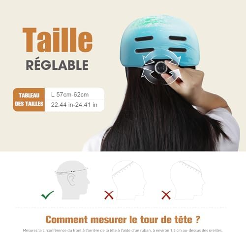 Vue 5 de Shinmax Casque Velo Homme