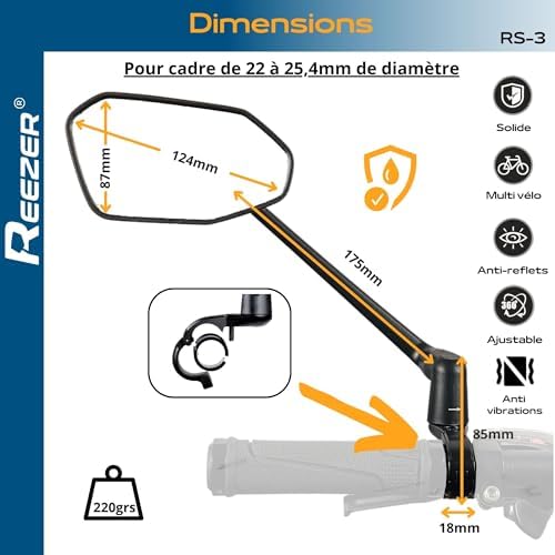 Vue 5 de Reezer Rs Retroviseur Velo