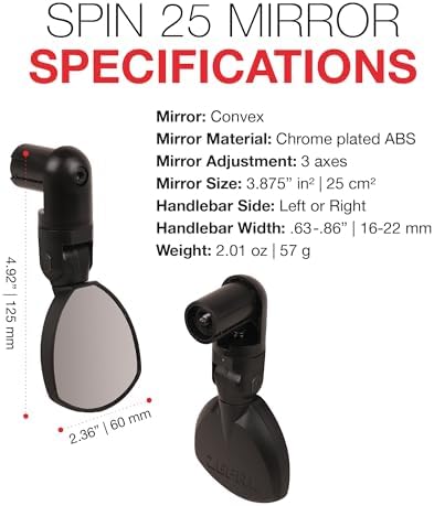 Vue 5 de Zefal Retroviseur Velo Spin