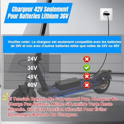 Vue 5 de Chargeur Trotinette Electrique