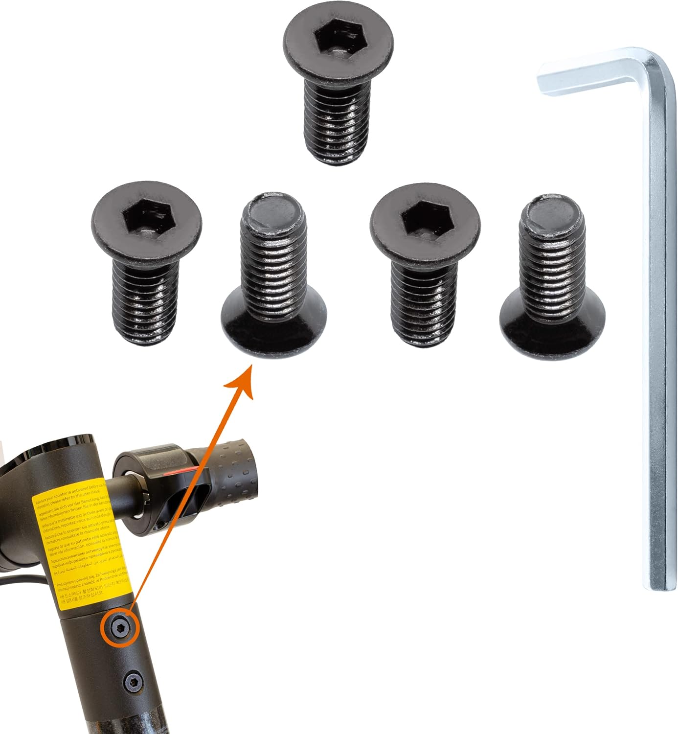 Vis Guidon Trottinette Electrique