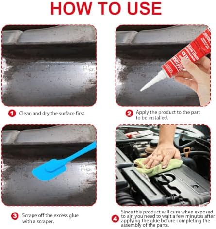 Vue 4 de Flintronic Mastic Detancheite Moteur