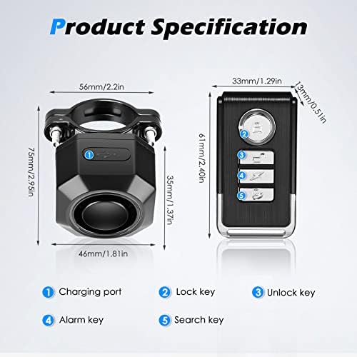 Vue 5 de Alarme De Velo