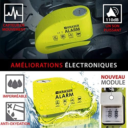 Vue 4 de Kraser Kry Antivol Moto