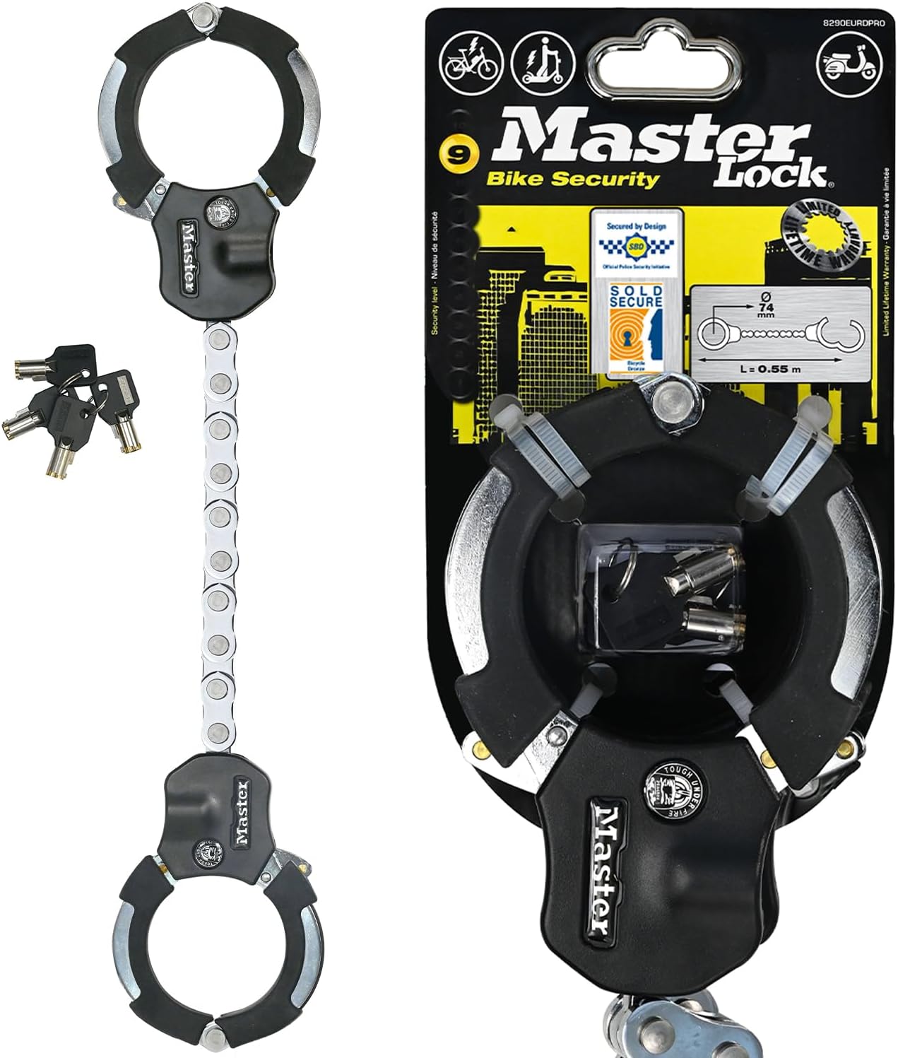 Master Lock Antivol Trottinette