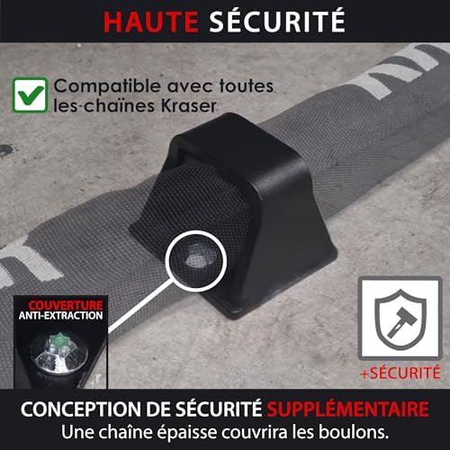 Vue 4 de Kraser Krb Ancrage Moto