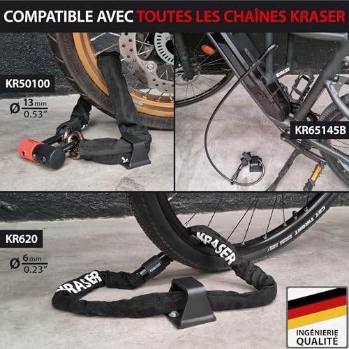 Vue 6 de Kraser Krb Ancrage Moto