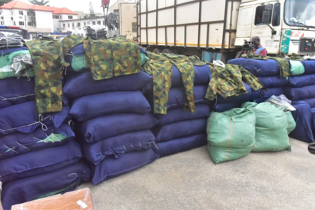 Lagos Police Seize Military Gear Bound for Eastern Nigeria