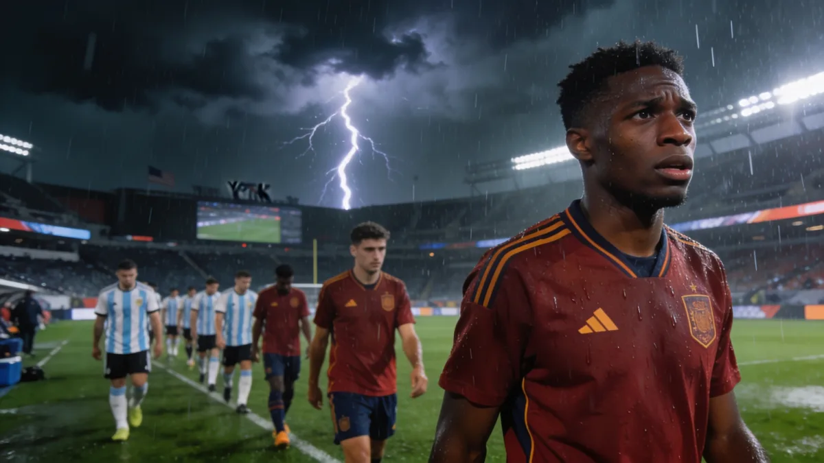 Spain’s World Cup Final Prep Collapses Under Storm Clouds