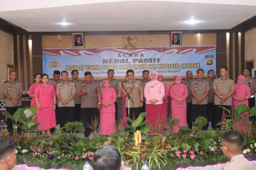 Kapolres Sarolangun Pimpin Sertijab dan Pelantikan PJU, Sejumlah Jabatan Strategis Berganti