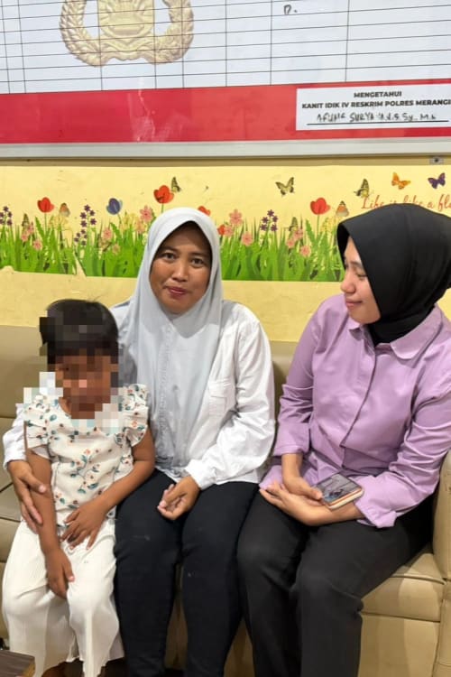 Respons Cepat Call Center 110 Polres  Merangin, Bocah Lima Tahun Berhasil Dipertemukan Kembali Dengan Keluarga