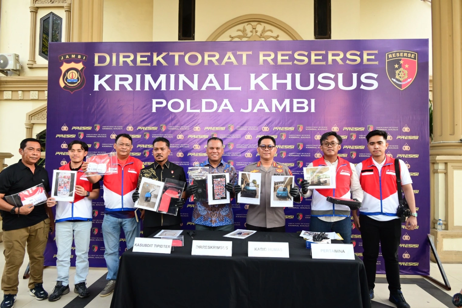 Polda Jambi Ungkap Dugaan Tindak Pidana Migas, Pelangsiran Solar Subsidi di SPBU Lubuk Landai