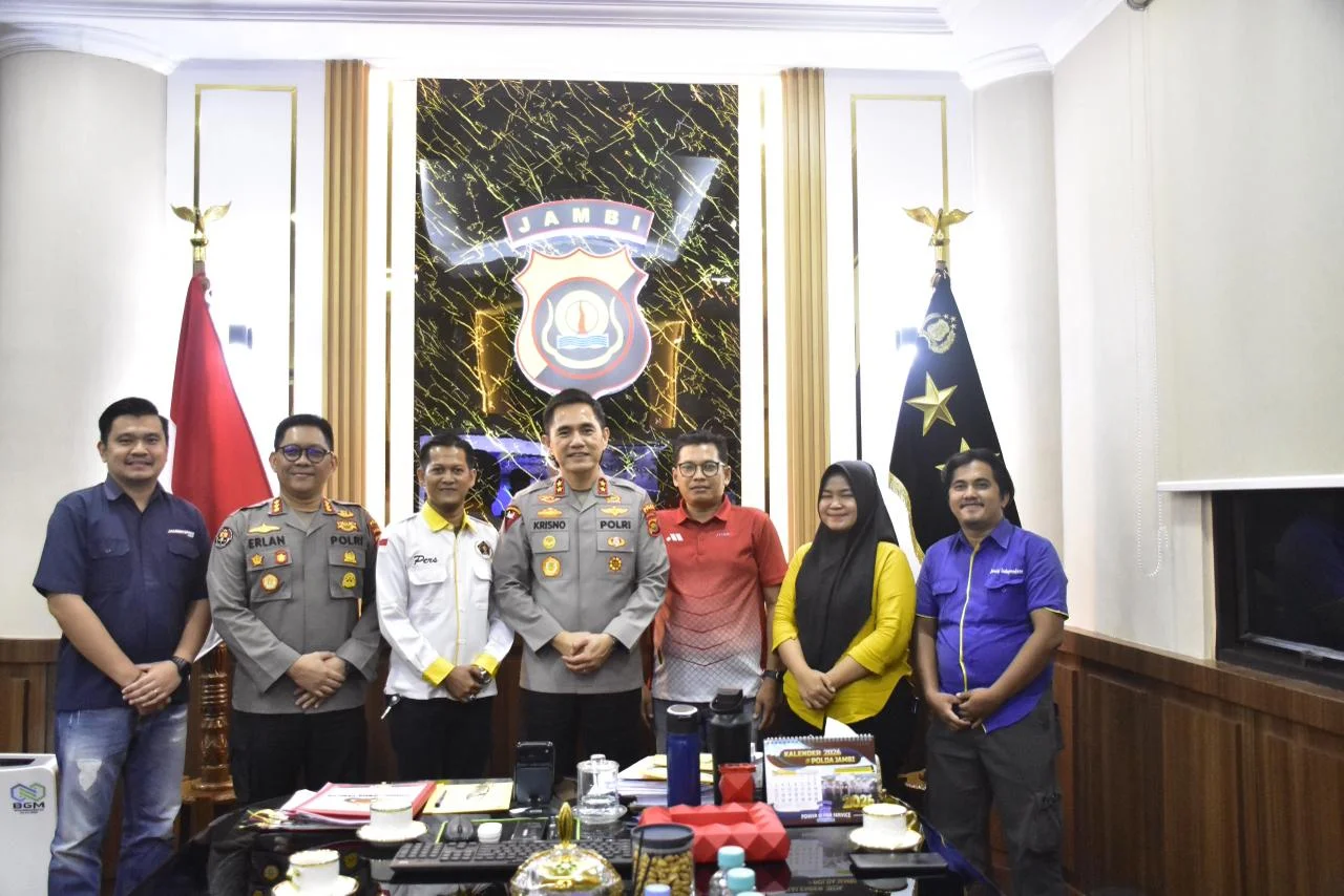 Perkuat Kemitraan, Polda Jambi silaturahmi bersama PWI Kota Jambi Siap Hadapi Tantangan Informasi Digital