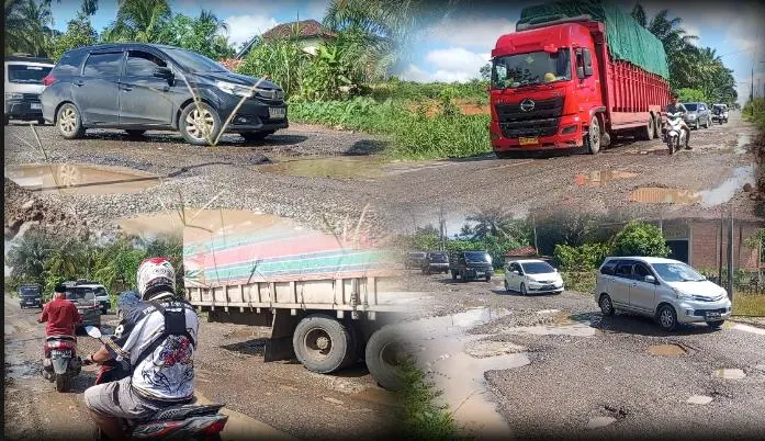 Parah…!!! Kondisi Jalan Nasional Memprihatinkan, BPJN Sumsel Tutup Mata