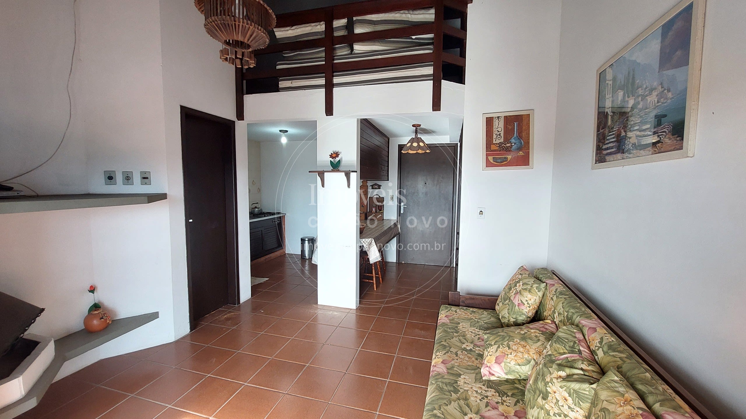 Apartamento Duplex Frente Norte em Condomínio com Piscina e Lareira - Foto 2