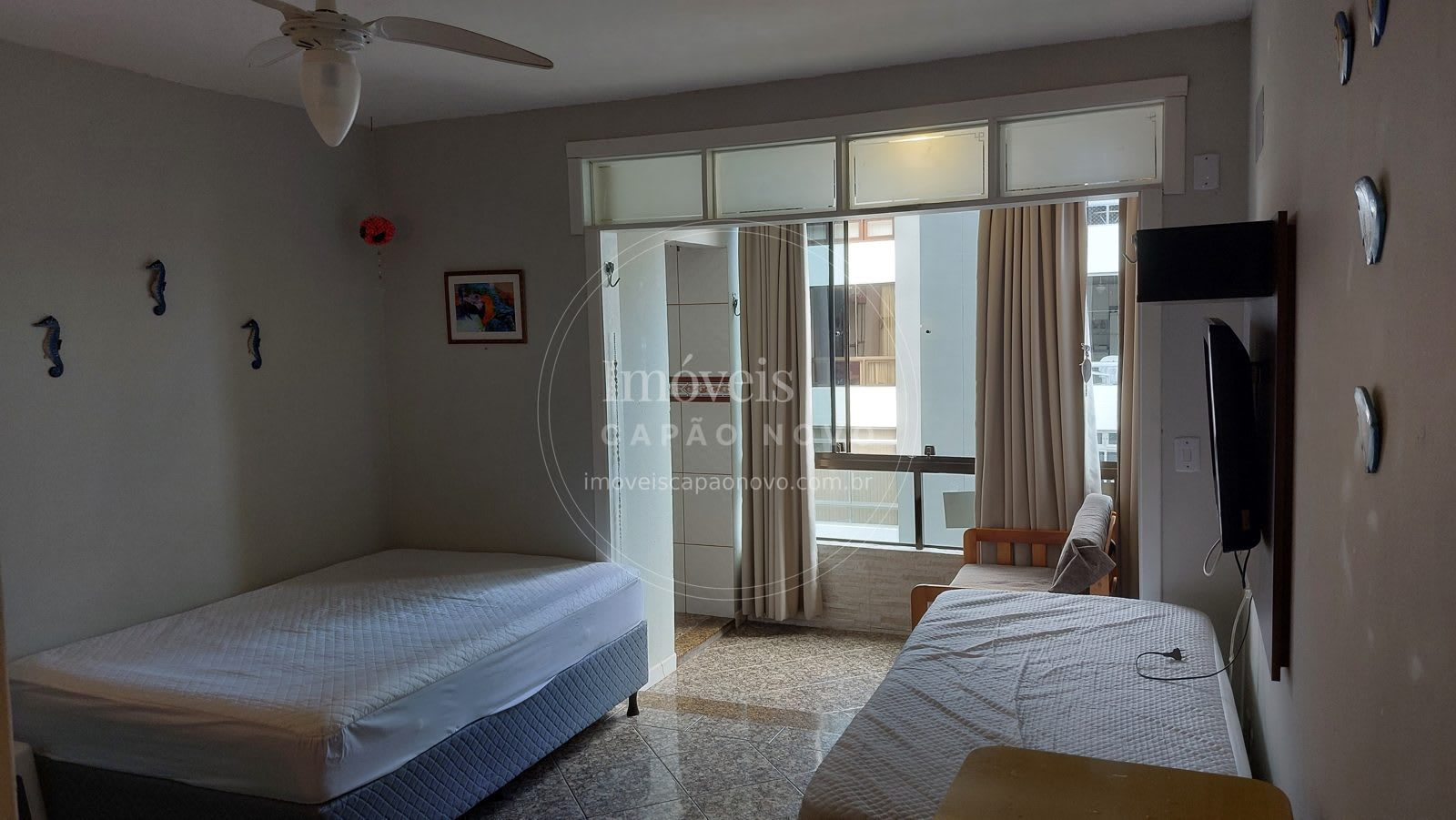 Apartamento JK Mobiliado a Uma Quadra do Mar - Capão Novo, Posto 4 - Foto 2